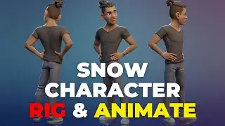 Auto Rig Pro | Snow Character Rig And Animate | Blender Rigging Tutorial