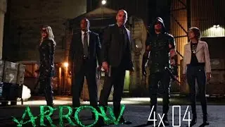 Arrow 4x04 - Team Arrow and Rogue Cops Fight Scene