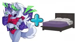ROXANNE WOLF + BED - CLOTHES = ??? (FNF Animation)