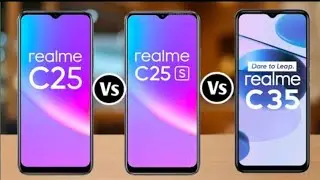 Realme C25 vs Realme C25S vs Realme C35