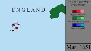 The 335 Years' War: Every Month