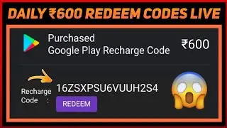 Get Earn ₹600 Redeem Codes Daily ? | 2 Best App For Playstore Redeem Code App 2022 | Shirou Tech