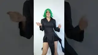 ashi ashi con cosplay de tatsumaki💚 #motfrais #cosplay