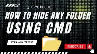 How to hide any file and folder using Command Prompt (CMD) || Tips and Tricks