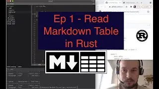 Read Markdown table in Rust lang
