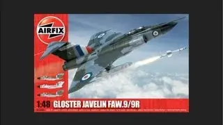 Airfix 1/48 Gloster Javelin FAW.9/9R Scale Model Review