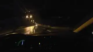 Rainy Late Night Jazz Session - Saab 9-3 Aero Griffin (Night Panel)