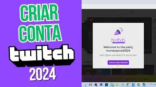 COMO CRIAR CONTA NA TWITCH | ATUALIZADO 2024!