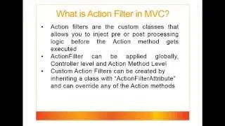 Lab 8   Action Filter in MVC