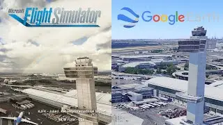 Airport Scenery Google Earth vs. FS2020 | Microsoft Flight Simulator 2020