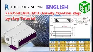 Fan Coil Unit (FCU) Family Creation | how to prepare fan coil unit (fcu) family | MEP Family