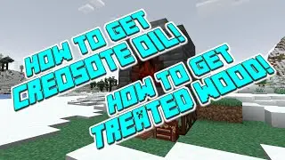 How to get Creosote Oil and Treated Wood in Immersive Engineering EP 1 Minecraft 1.20 #minecraft