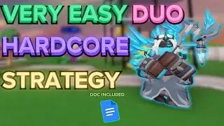 (TDS) EXTREMELY EASY DUO HARDCORE STRATEGY IN CROSSROADS | ROBLOX