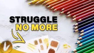 Best Key Color Mixing Strategy | Colored Pencil