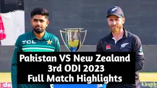 Pakistan vs New Zealand 3rd ODI 2023 | pak vs NZ 3rdODI Highlights| Full Highlights 3rd ODI