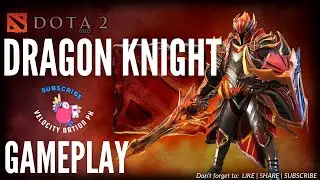 DOTA 2: DAVION THE DRAGON KNIGHT GAMEPLAY: AGHANIMS HUGE DRAGON FORM!!!