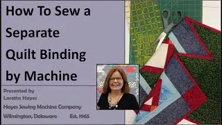 How to do a Separate Binding AKA French Binding by Machine
