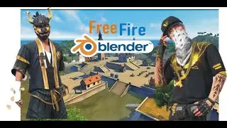 free fire 3d animation | blender 3d and after effects || saram vfx ||