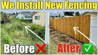 How To Build A Wooden Privacy Fence The Easy Way In Half A Day Along The Backyard Like A Pro DIY
