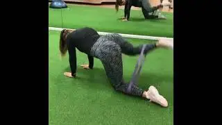 Booty Workout With Band For Fitness Girl 💦💦💋💋 #shorts​ #youtube