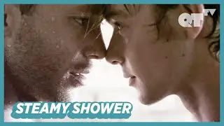 Gay Men Kiss In The Steamy Shower | Gay Romance | Steel