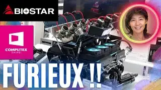 Biostar at Computex 2023! 2 crazy custom PCs and modest components