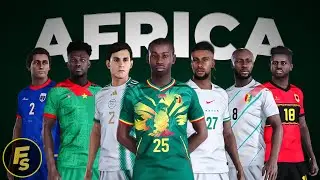 Africa Official Kits 2024 (High Quality) - PES 2021 & FL24