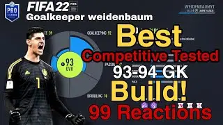 Fifa 22 Pro Clubs | Best Goalkeeper build | Updated Version! | Vfl, VPG, Rank And Drop-in Matches!