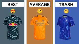 RANKING BEST JERSEY 2024/25 FROM FAMOUS EUROPEAN CLUBS.