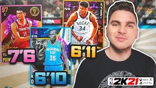 Using Only Players 6’10 or Taller! NBA 2K21 Squad Builder