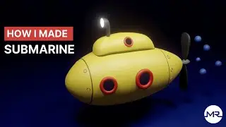 Blender modeling - 3d modeling process | Submarine