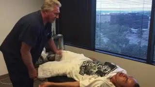 Severe Low Back Pain, Sacroiliac Pain, Sciatica First Time Adjustment