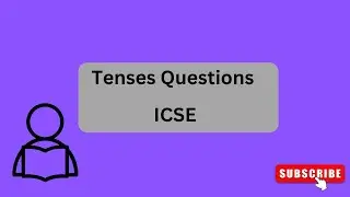 icse tenses