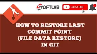 #11 How to restore last commit point file data restore in Git