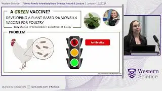 A green vaccine? Developing a plant-based Salmonella vaccine for poultry - Carly Charron