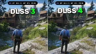 Red Dead Redemption 2 DLSS 3 vs DLSS 4 | RTX 4080 | 4K