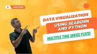 A SIMPLE WAY to plot multiple time series plots using Seaborn in Python!