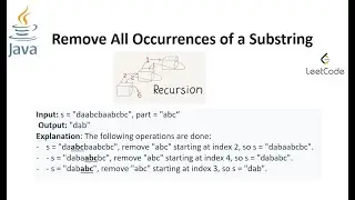 Remove All Occurrences of a Substring 