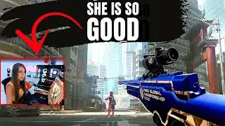 She is so GOOD at This GAME !