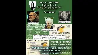 AES NY Section Newport Festivals ftr Steve Remote of Aura Sonic and Billy Glassner