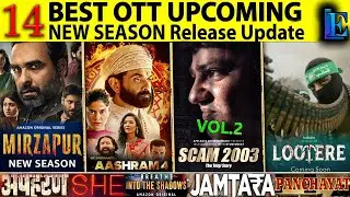 14 Upcoming 2023 Mirzapur3 New Season Hindi Series Scam2003 Vol.2, Paatal lok 2, Jawan Ott Release