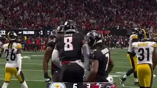 Kirk Cousins Throws First Touchdown as A Falcon to Kyle Pitts vs Steelers | NFL 2024