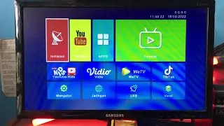 Receiver TV Digital murah terbaik (STB DVB T2 MATRIX APPLE HD kuning )