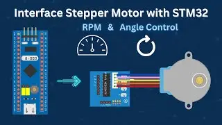 STEPPER Motor and STM32 || Angle, RPM and Direction control || CubeIDE