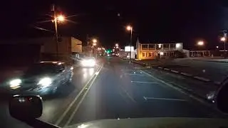 Driving a semi in small town Abbeville, Louisiana.