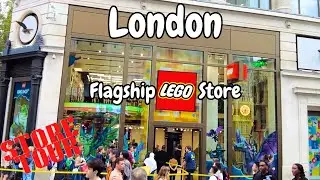 London's Flagship  LEGO Store is Awesome!  || Walking Tour || Newly Renovated