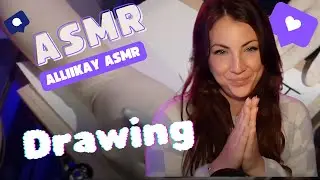 ASMR latex sharpie drawing