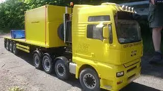 RC Truck on the road