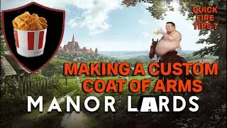 Manor lords: Quick fire tips - COAT OF ARMS TUTORIAL