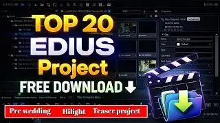 🔥FREE Edius Project Templates for AMAZING Prewedding DOWNLOAD Now ! ✨